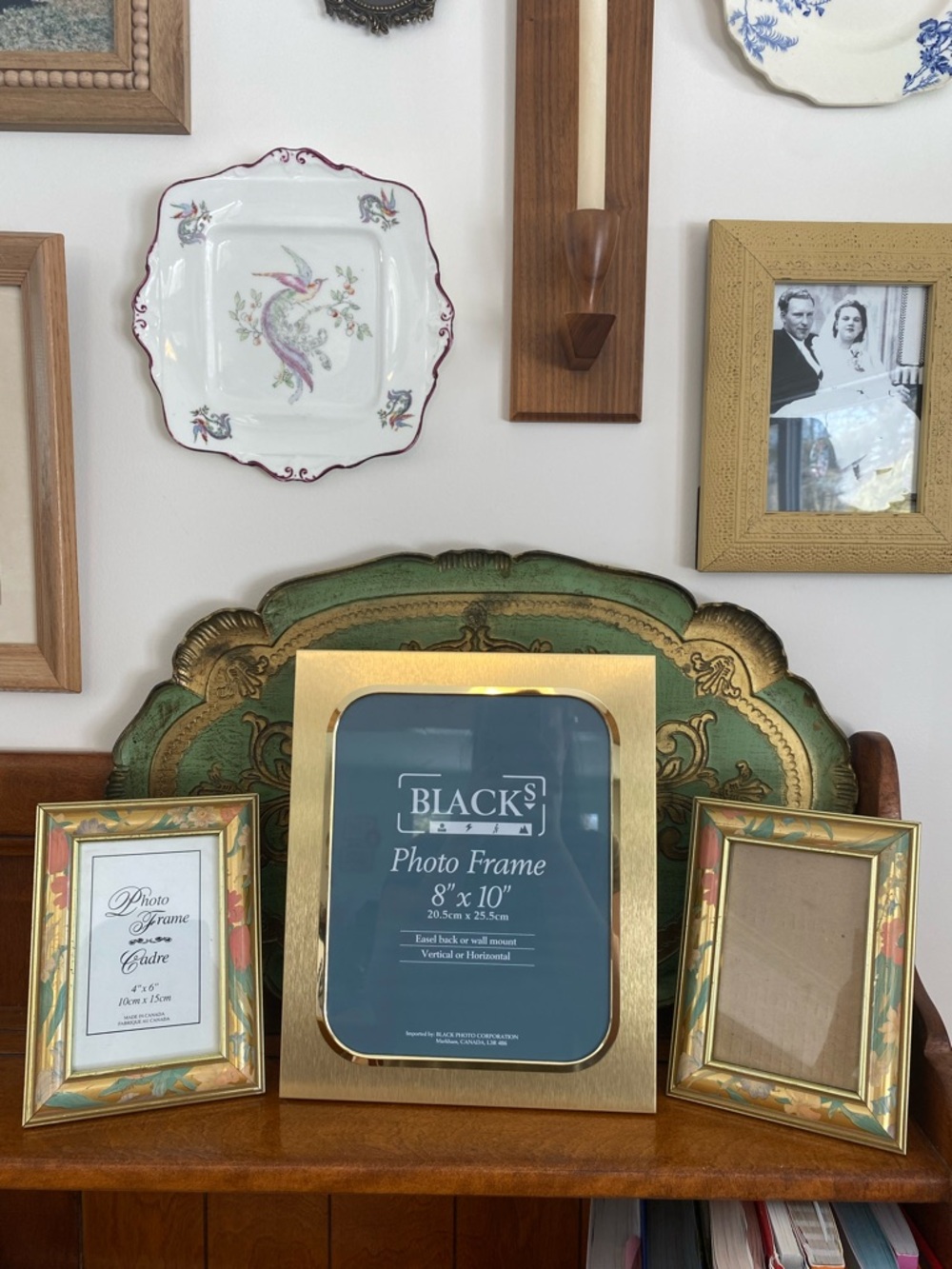 Bundle Gold/Brass and floral frames